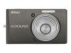 Nikon Coolpix S510 - Digital camera - compact - 8.1 Mpix - optical zoom: 3 x - supported memory: MMC, SD, SDHC - urban black