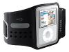 Belkin Sport Armband for iPod nano - Arm pack for digital player - neoprene - grey, black - iPod nano (aluminum) (3G)