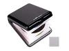 Targus Pearl Steel - Hard case for CD/DVD discs - 22 discs - stainless steel - pearl