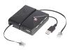 Targus USB 2.0 4-Port Hub with Ethernet Cable - Hub - 4 ports - Hi-Speed USB