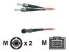 AESP Signamax - Patch cable - ST multi-mode (M) - MT-RJ multi-mode (M) - 3 m - fiber optic - 62.5 / 125 micron