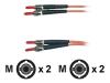 AESP Signamax - Patch cable - ST multi-mode (M) - ST multi-mode (M) - 10 m - fiber optic - 62.5 / 125 micron