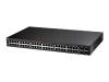 ZyXEL Dimension GS-1548 - Switch - 48 ports - EN, Fast EN, Gigabit EN - 10Base-T, 100Base-TX, 1000Base-T + 4 x shared SFP (empty)