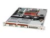 Supermicro SC811 TQ-280 - Rack-mountable - 1U - ATX - SATA/SAS - hot-swap - power supply 280 Watt - black