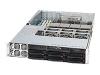Supermicro SC828 TQ-R1000LPB - Rack-mountable - 2U - extended ATX - SATA/SAS - hot-swap - power supply 1000 Watt - black