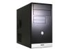 Gigabyte GZ-M1-BPD - Tower - micro ATX - no power supply - black - USB/FireWire/Audio