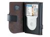 Belkin Leather Folio Case for iPod classic - Case for digital player - leather - black, chocolate - iPod classic 160GB, iPod classic 80GB