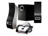 Hercules XPS 2.1 Lounge - PC multimedia speaker system with digital player dock - 32 Watt (Total)