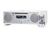 Tivoli Audio Music System - Micro system - radio / CD / MP3 - silver, piano white