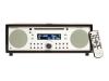 Tivoli Audio Music System - Micro system - radio / CD / MP3 - dark walnut, classic beige