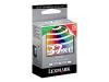 Lexmark Cartridge No. 37XL - Print cartridge - High Yield - 1 x colour (cyan, magenta, yellow) - 500 pages - LRP