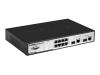 D-Link DGS 3200-10 - Switch - 8 ports - EN, Fast EN, Gigabit EN - 10Base-T, 100Base-TX, 1000Base-T + 2x10/100/1000Base-T/SFP (mini-GBIC)   - stackable
