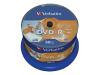 Verbatim
43649
DVD-R/4.7GB 16xsd ADVANCEDAZO 50Spindle