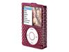 Belkin Micro Grip for iPod nano - Case for digital player - rubber - red - iPod nano (aluminum) (3G)