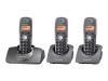 Panasonic KX TG1103NET - Cordless phone w/ caller ID - DECT + 2 additional handset(s)