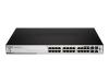 D-Link DGS 3100-24P - Switch - 24 ports - EN, Fast EN, Gigabit EN - 10Base-T, 100Base-TX, 1000Base-T + 4 x shared SFP (empty) - 1U - PoE   - stackable