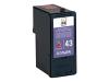 Lexmark Cartridge No. 43 - Print cartridge - 1 x colour (cyan, magenta, yellow) - 554 pages - blister with RF alarm