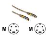 Philips SWV3502W - Video cable - S-Video - 4 PIN mini-DIN (M) - 4 PIN mini-DIN (M) - 1.5 m - shielded