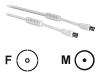Philips SWV2132W - RF cable - IEC connector (F) - IEC connector (M) - 1.5 m - coaxial - 85 dB