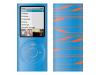 Belkin Sonic Wave Two-Tone Silicone Sleeve - Case for digital player - silicone - blue, orange - iPod nano (4G)