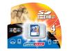 Dane-Elec - Flash memory card - 4 GB - Class 4 - 37x/120x - SDHC