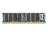 Micron - Memory - 128 MB - DIMM 184-PIN - DDR - 266 MHz / PC2100 - CL2.5 - 2.5 V - unbuffered - ECC