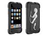 DLO Jam Jacket with Earphone Management - Case for digital player - silicone - black - iPod touch (2G)