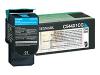 Lexmark - Toner cartridge - Extra High Yield - 1 x cyan - 4000 pages - LRP / LCCP