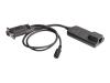 Avocent DSRIQ Smart Cable - Serial port extender - RJ-45 - 9 pin D-Sub (DB-9) - external
