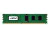 Crucial - Memory - 1 GB - DIMM 240-pin - DDR3 - 1333 MHz / PC3-10600 - CL9 - 1.5 V - registered - ECC