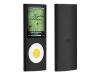 DLO MetalShell - Case for digital player - silicone - black - iPod nano (4G)