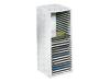 Fellowes CD Spring - Storage CD cabinet - capacity: 25 CD - grey