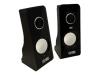Sweex 2.0 Speaker Set 100 Watt - Portable speakers - 1 Watt (Total)
