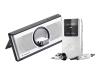 Sony Ericsson W508 Walkman - Cellular phone with two digital cameras / digital player / FM radio - WCDMA (UMTS) / GSM - poetic white - with Sony Ericsson MDS-65 Music Desk Stand