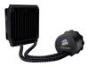 Corsair Hydro Series H50 - Liquid cooling system CPU heat exchanger with integrated pump - ( Socket 775, Socket 1156, Socket AM2, Socket 1366, Socket AM3 ) - copper with aluminium base
