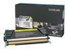 Lexmark - Toner cartridge - High Yield - 1 x yellow - 10000 pages - LRP / LCCP