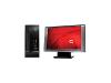 Compaq CQ2100BE-m - Tower - 1 x Atom 230 - RAM 1 GB - HDD 1 x 160 GB - DVDRW (R DL) / DVD-RAM - GMA 950 - WLAN : 802.11b/g/n (draft) - Win XP Home - Monitor LCD display 19