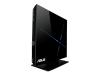 ASUS SBC 04D1S-U - Disk drive - DVDRW (R DL) / DVD-RAM / BD-ROM - 4.8x - Hi-Speed USB - external - black