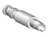 Cisco - Coax attenuator - BNC (M) - BNC (F) - coaxial