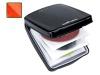 Targus Steel - Hard case for CD/DVD discs - 24 discs - stainless steel - red