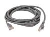 Belkin - Patch cable - RJ-45 (M) - RJ-45 (M) - 0.3 m - UTP - ( CAT 6 ) - moulded, snagless - grey
